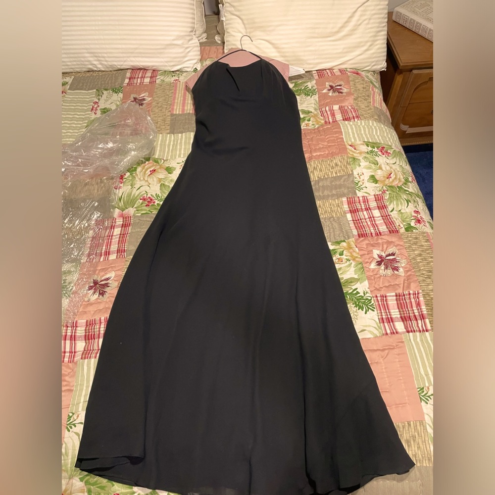 Hampton Niles Black strapless Dress wore once size 12 great condition